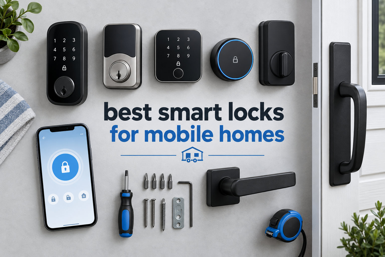 best smart locks for mobile homes
