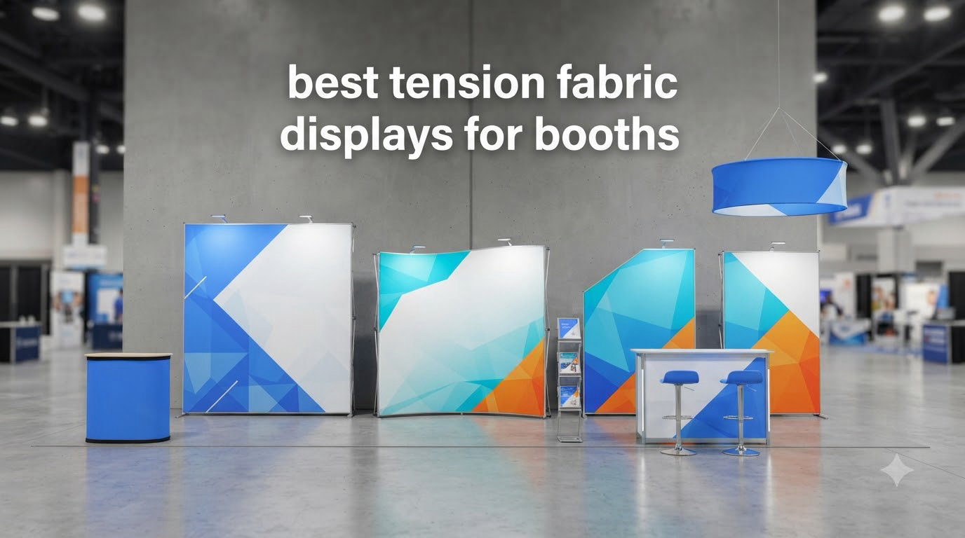 best tension fabric displays for booths
