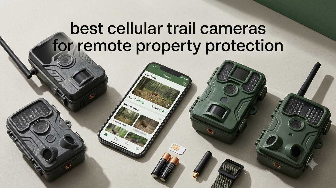 best cellular trail cameras for remote property protection