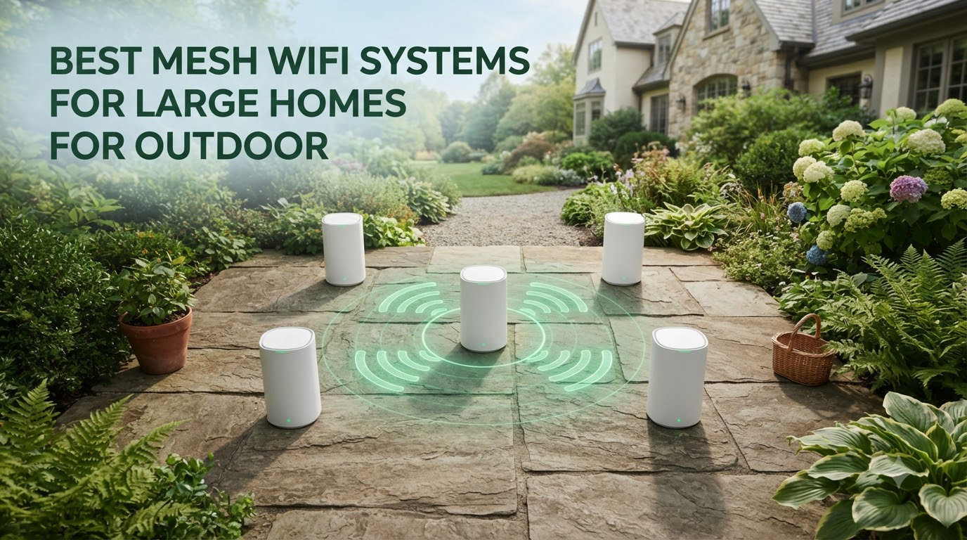 best mesh wifi systems for large homes for outdoor