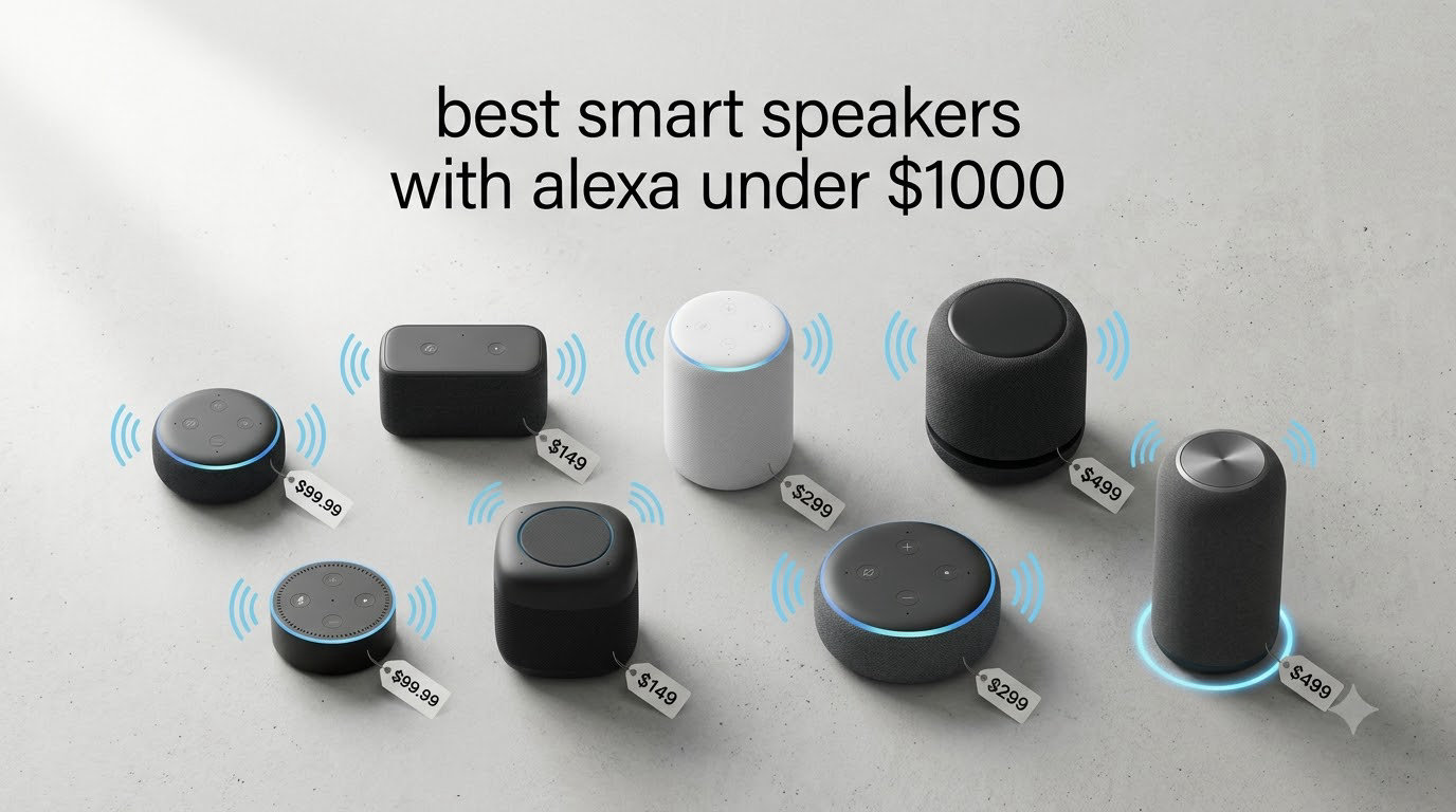 best smart speakers with alexa under $1000