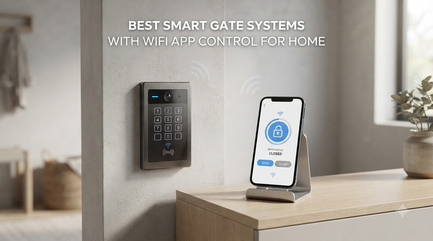 best smart gate systems with wifi app control for home
