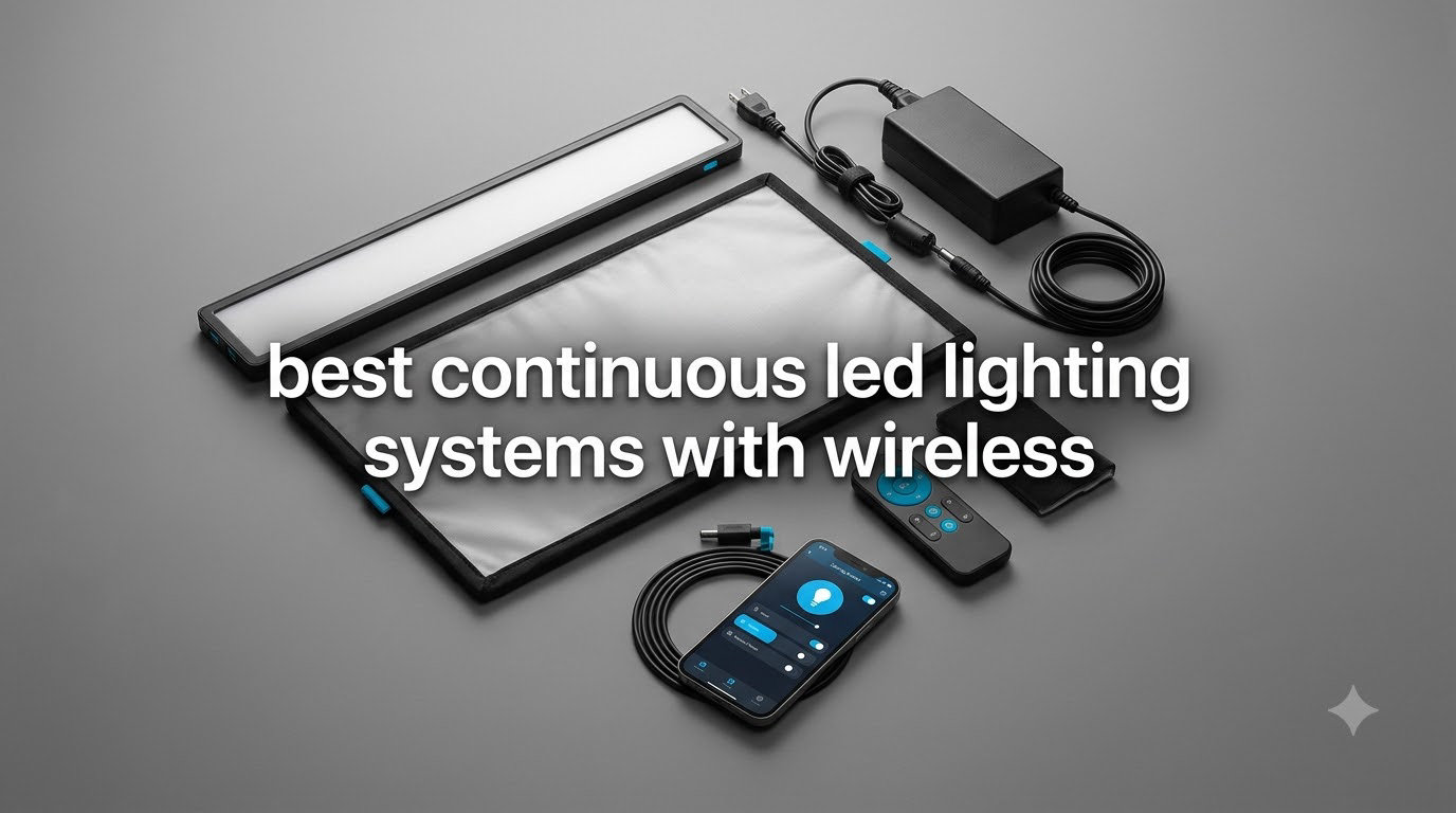 best continuous led lighting systems with wireless