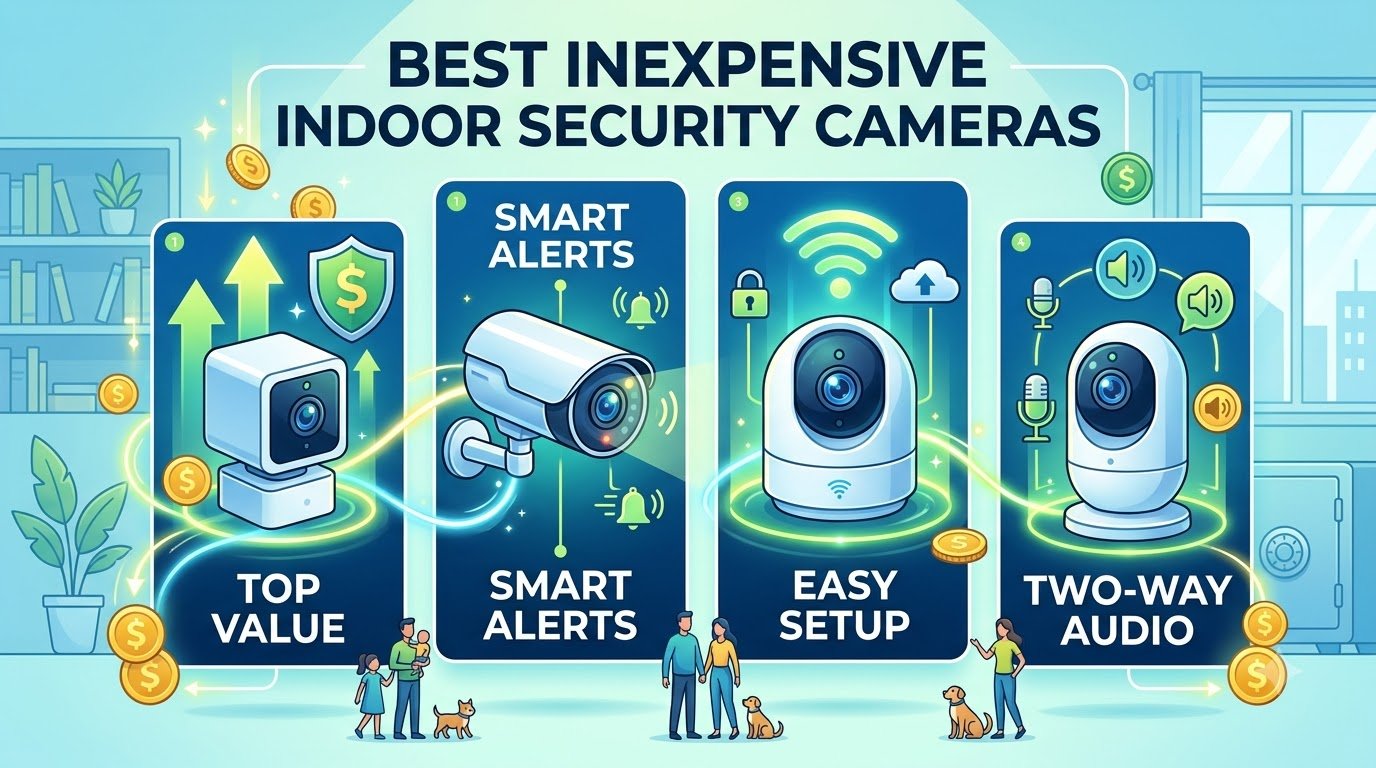 best inexpensive indoor security cameras