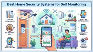 best home security systems for self monitoring