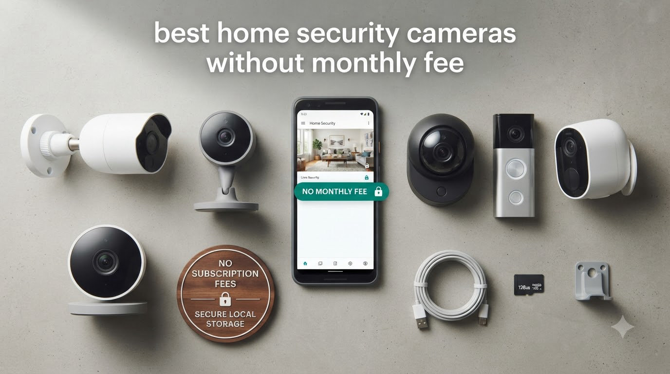 best home security cameras without monthly fee
