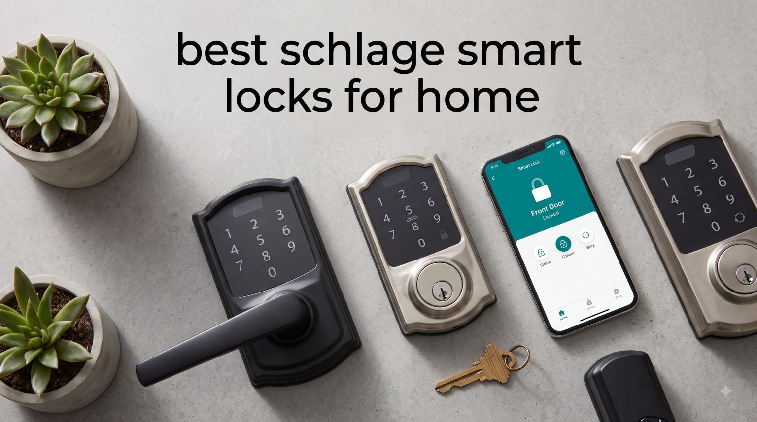 best schlage smart locks for home