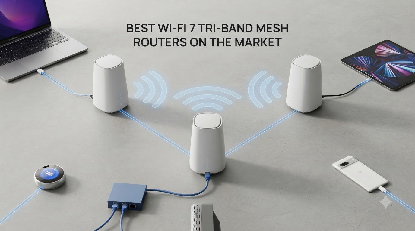 best wi fi 7 tri band mesh routers on the market