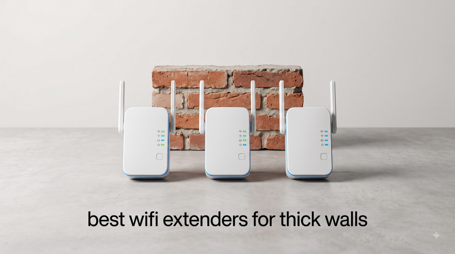 best wifi extenders for thick walls