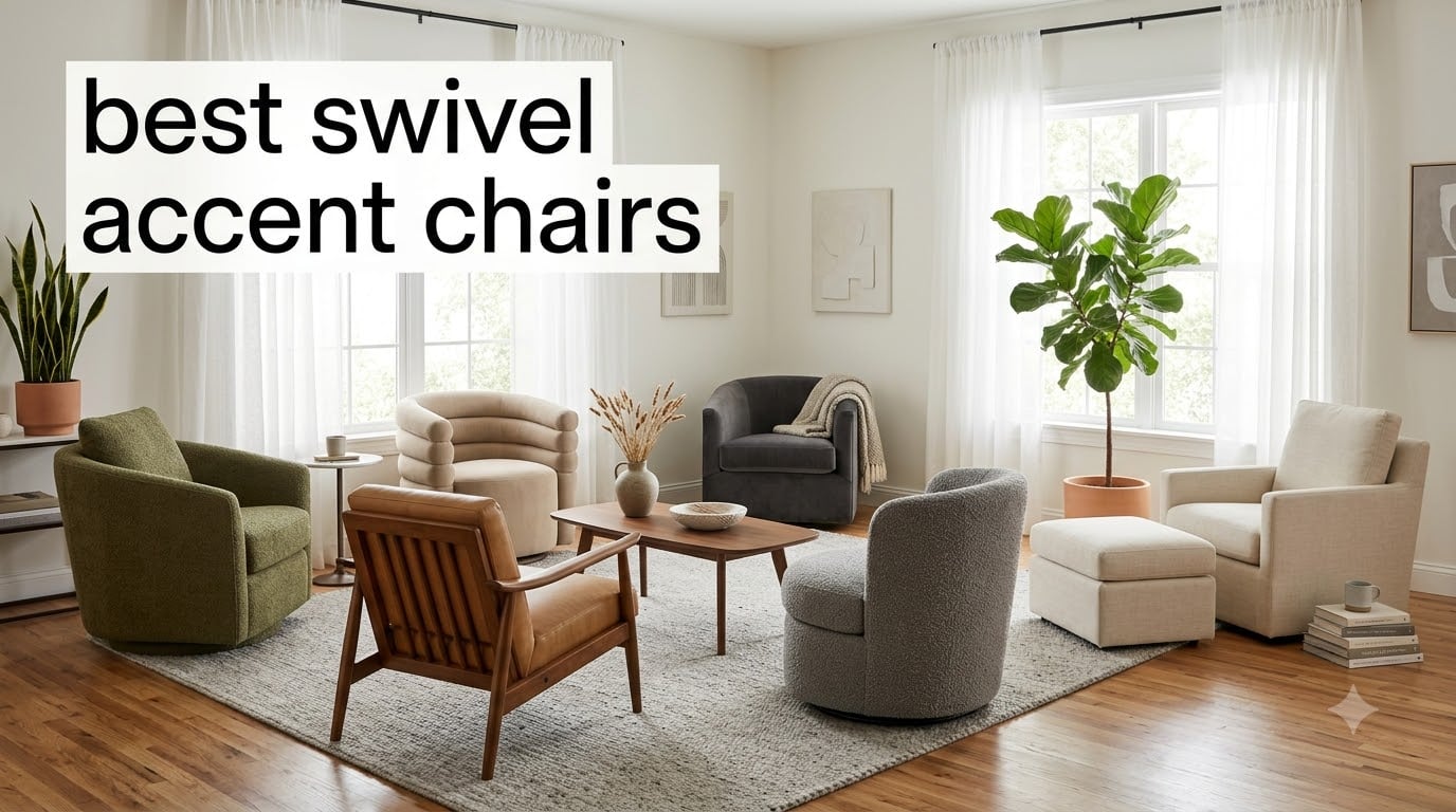best swivel accent chairs