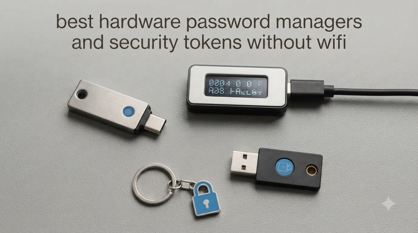 best hardware password managers and security tokens without wifi