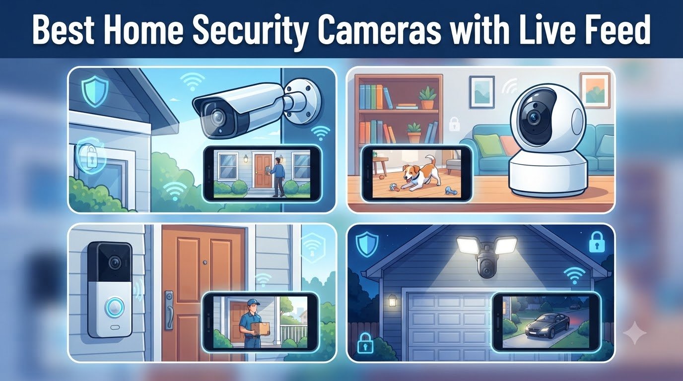 best home security cameras with live feed