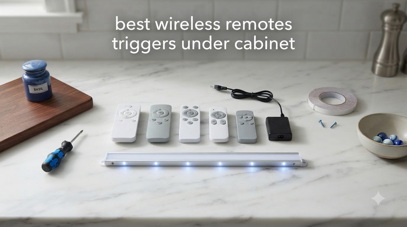 best wireless remotes triggers under cabinet