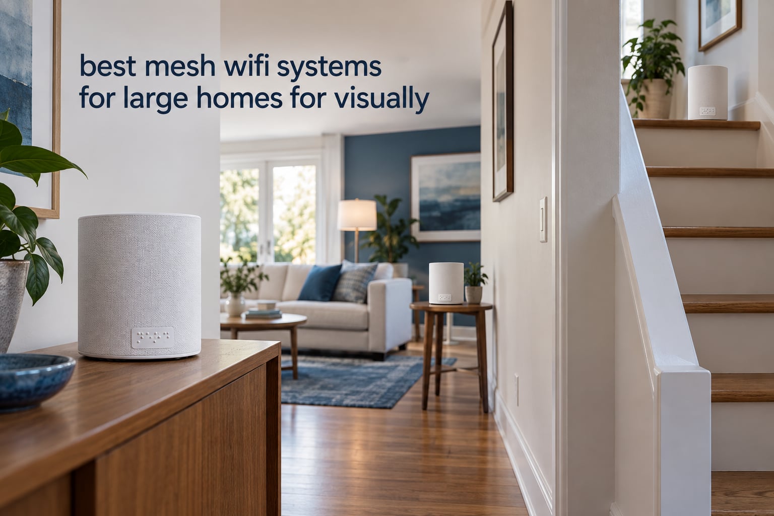 best mesh wifi systems for large homes for visually