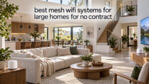 best mesh wifi systems for large homes for no contract