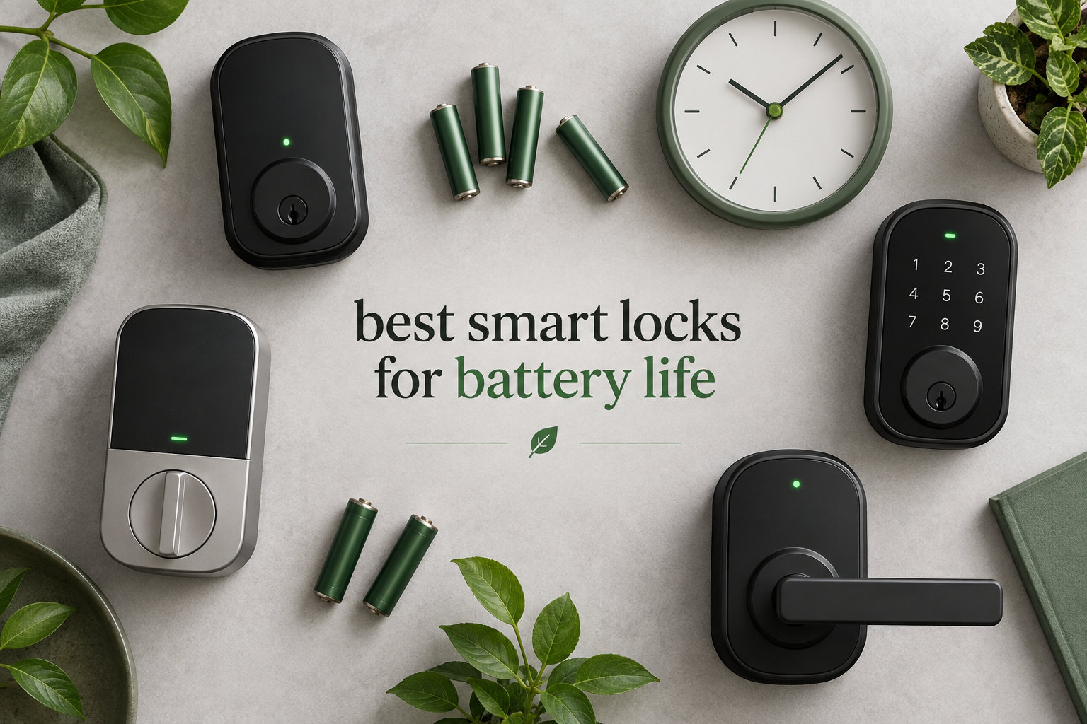 best smart locks for battery life