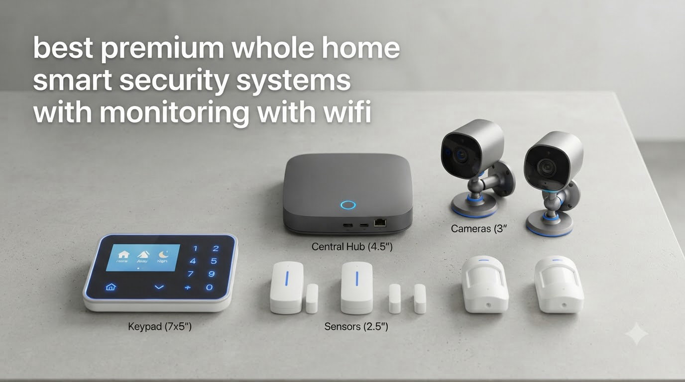 best premium whole home smart security systems with monitoring with wifi