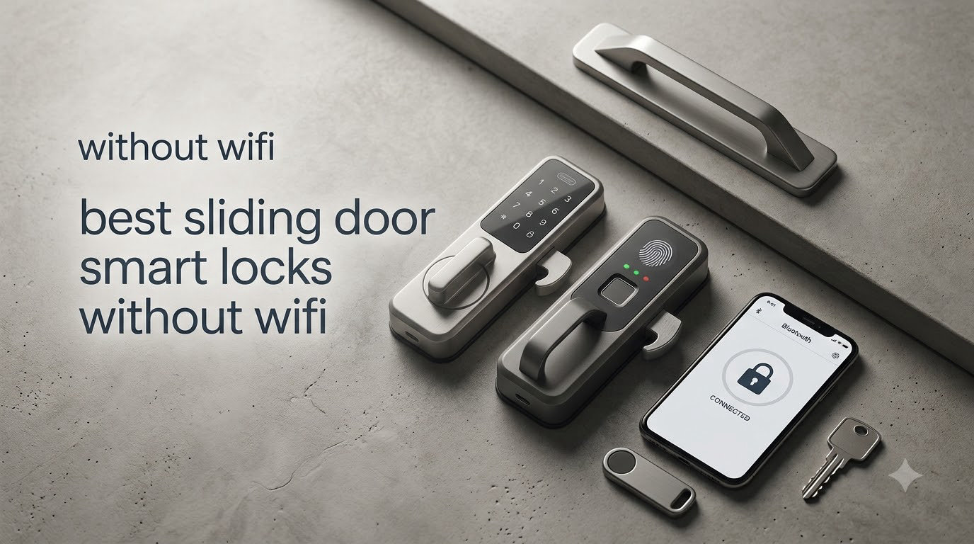 best sliding door smart locks without wifi