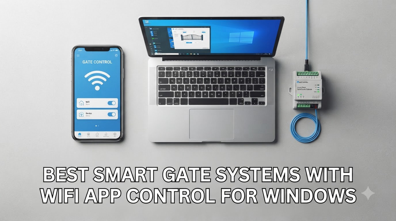 best smart gate systems with wifi app control for windows