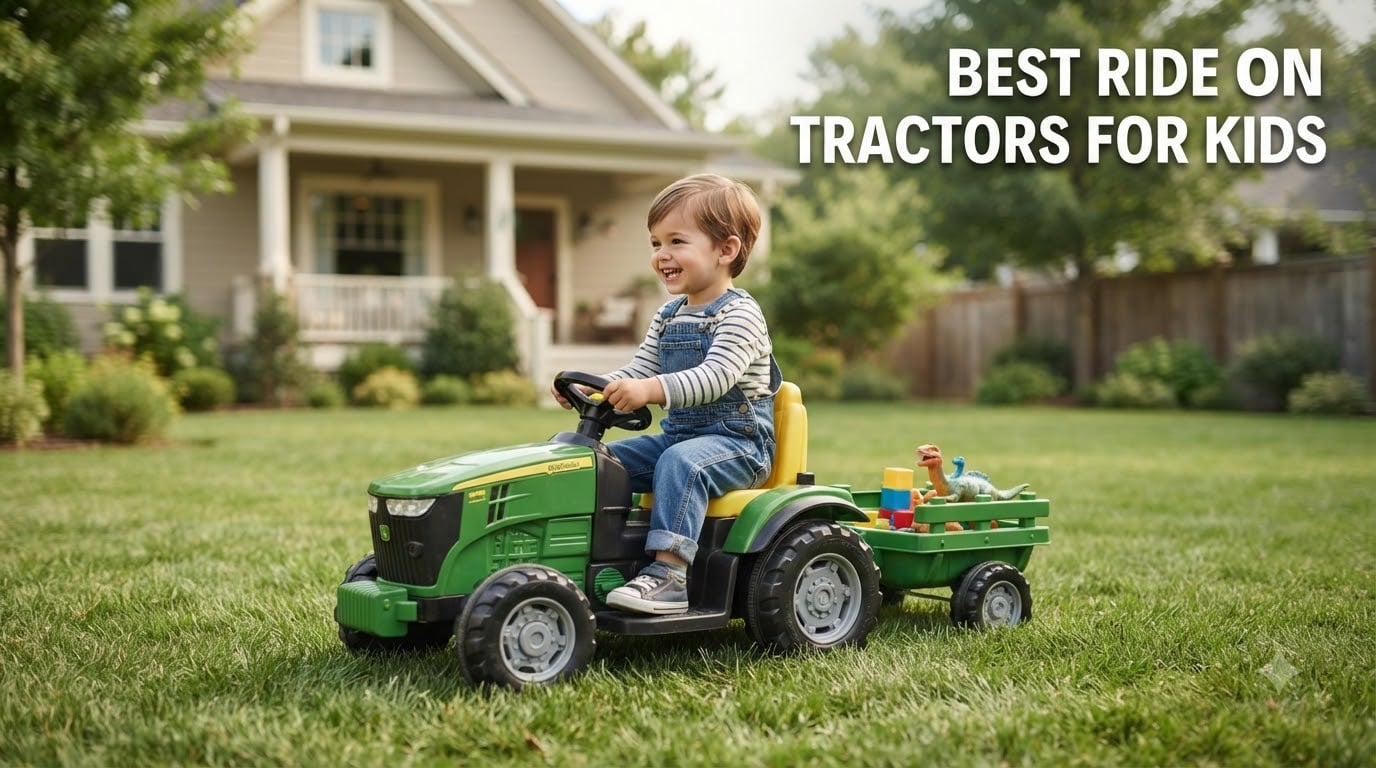 best ride on tractors for kids