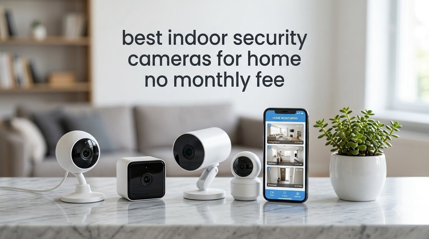 best indoor security cameras for home no monthly fee