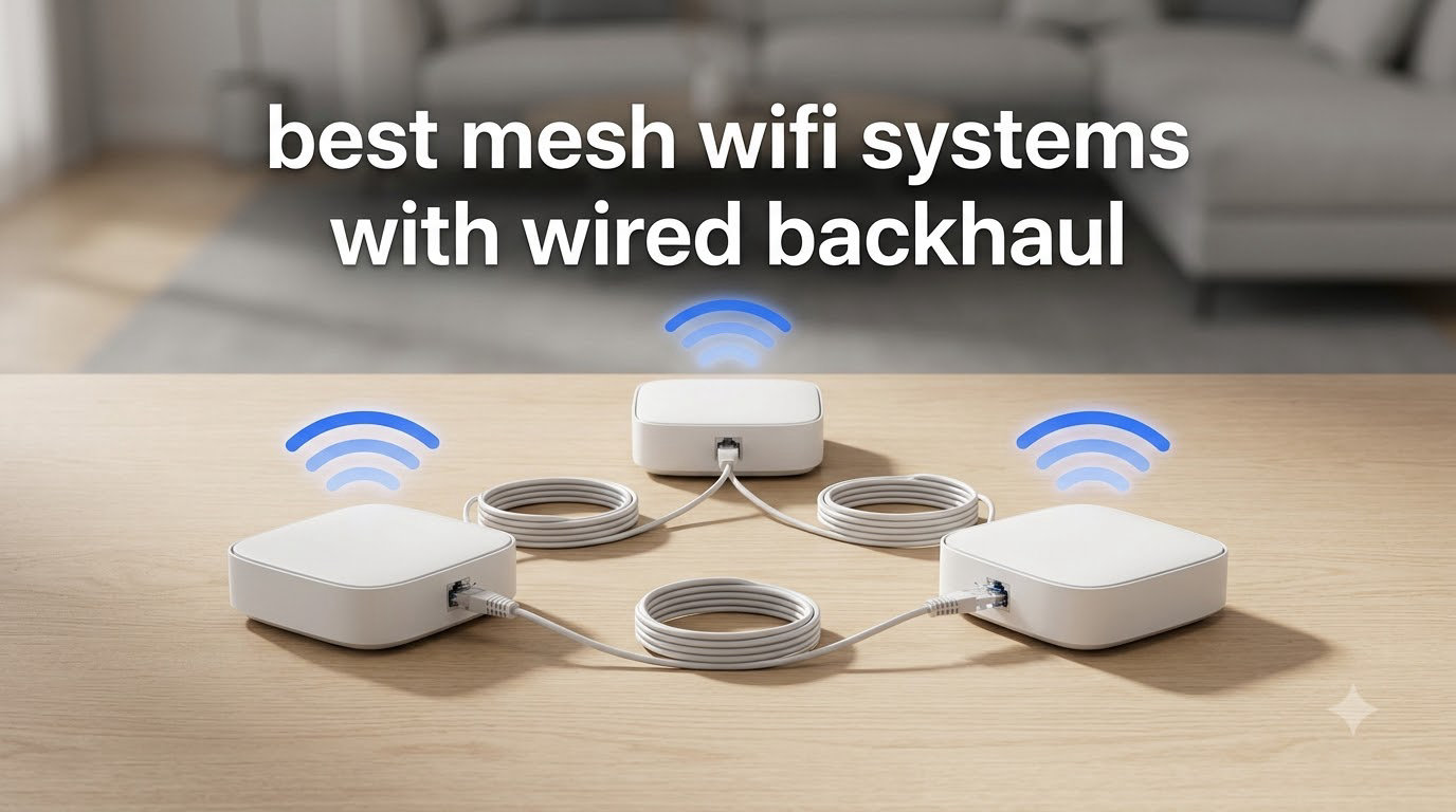 best mesh wifi systems with wired backhaul
