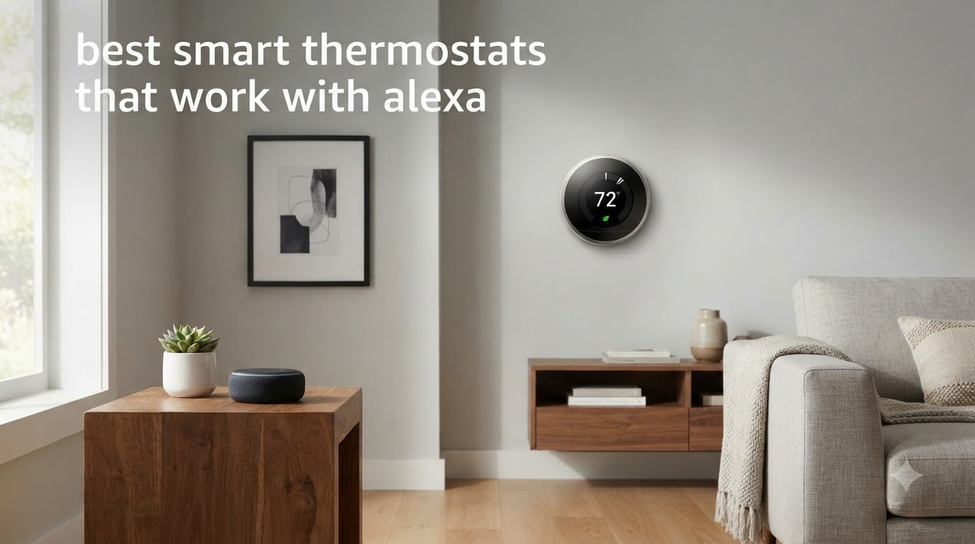 best smart thermostats that work with alexa