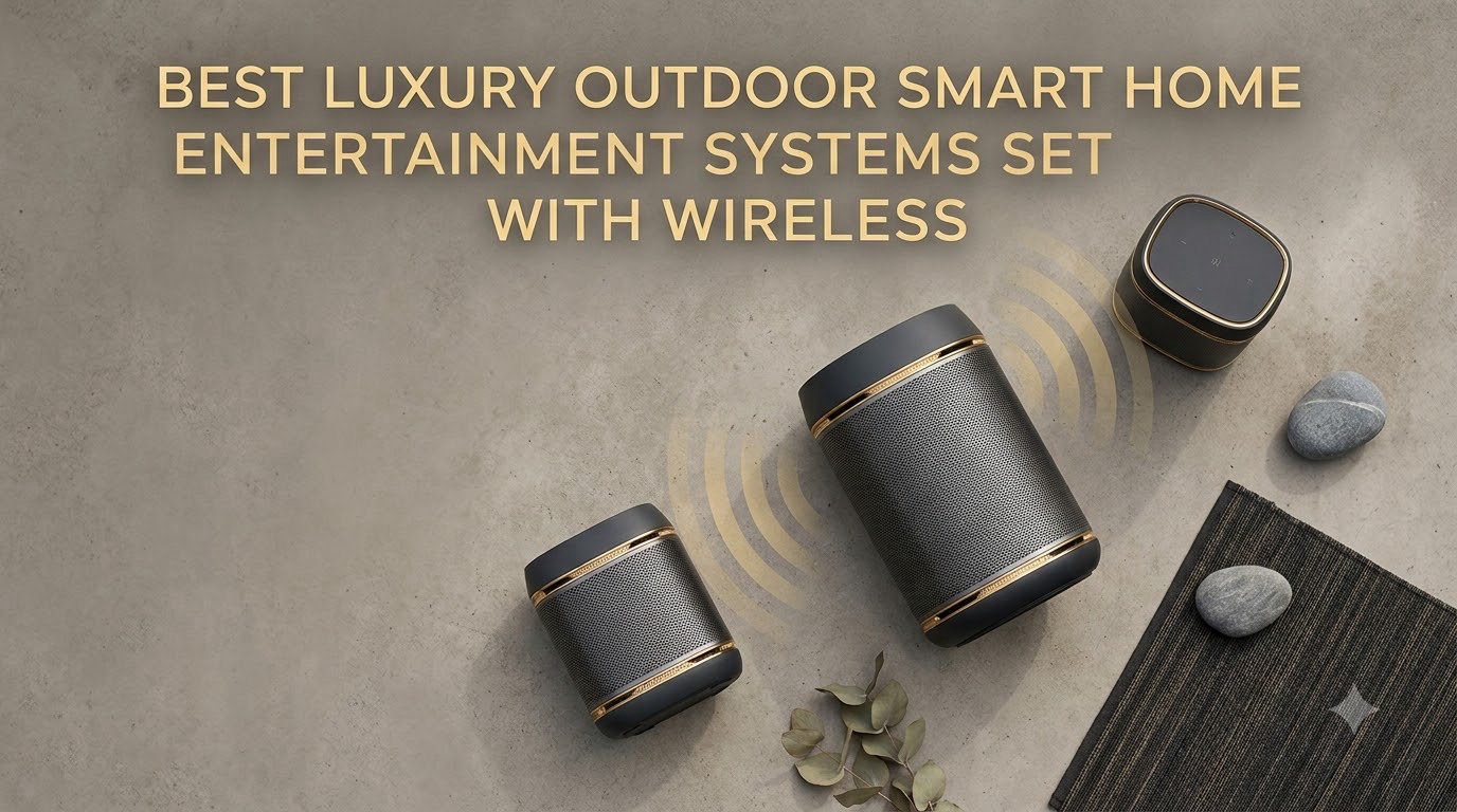 best luxury outdoor smart home entertainment speaker systems with wireless