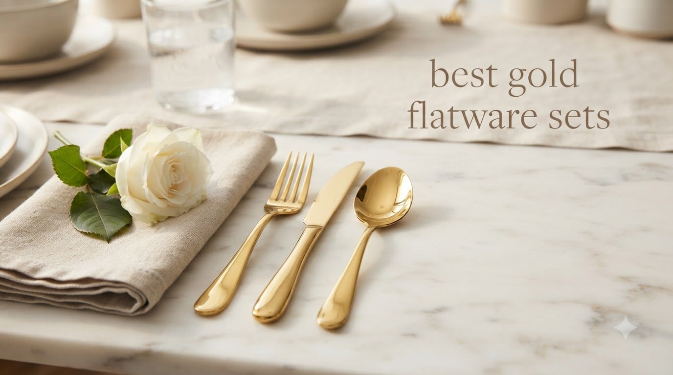 best gold flatware sets