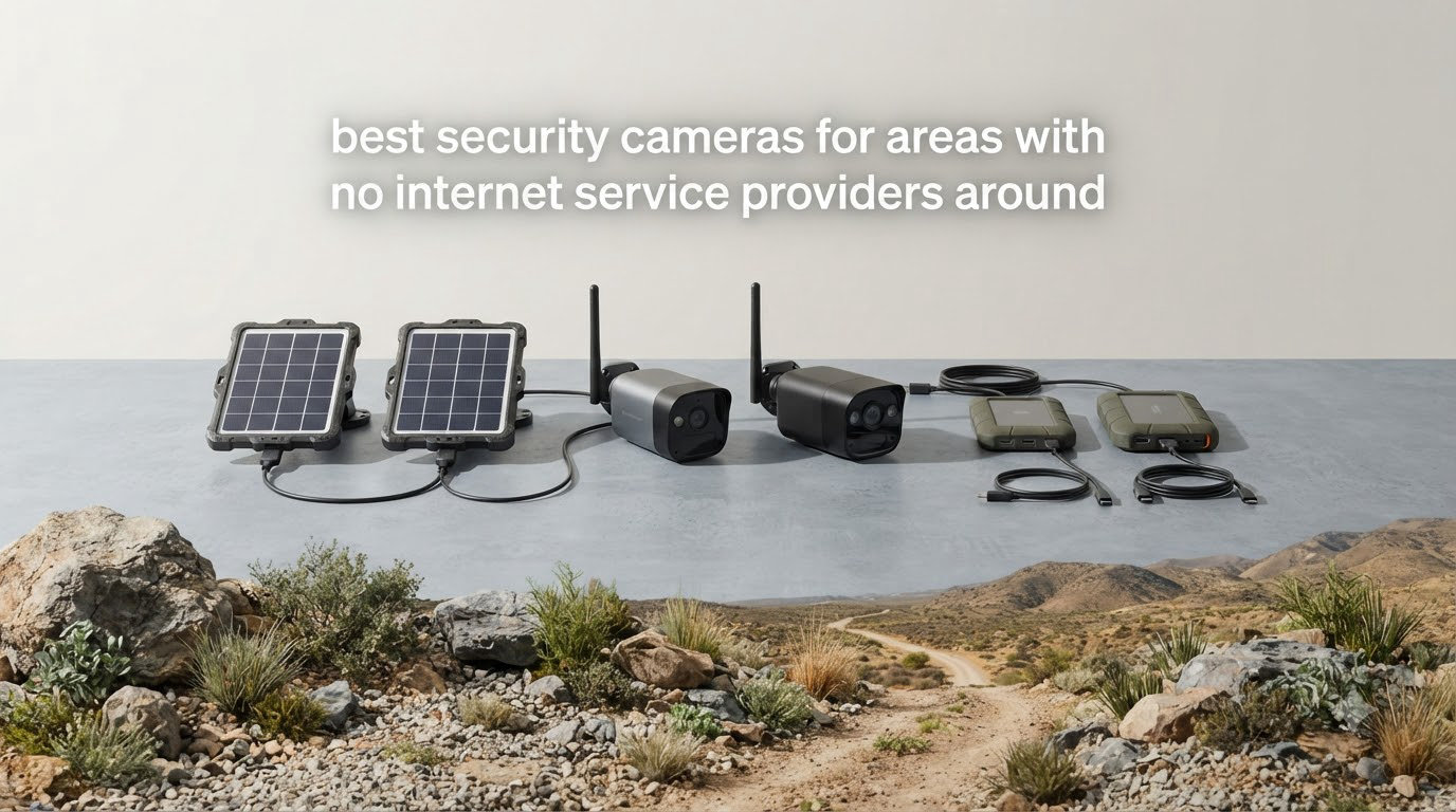 best security cameras for areas with no internet service providers around