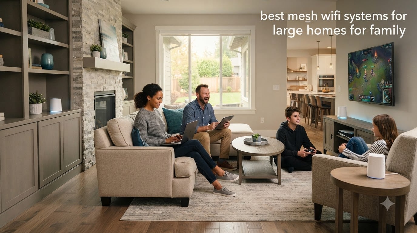 best mesh wifi systems for large homes for family