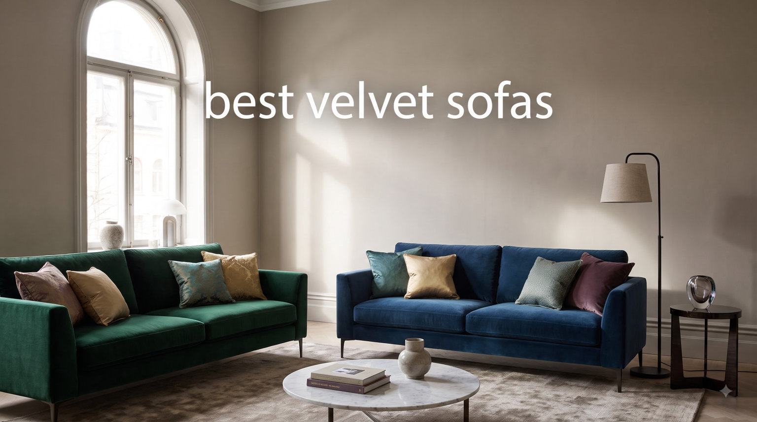 best velvet sofas