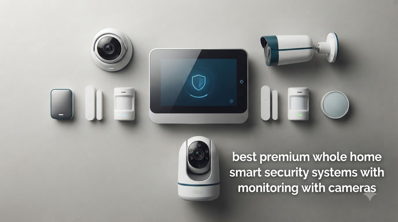 best premium whole home smart security systems with monitoring with cameras
