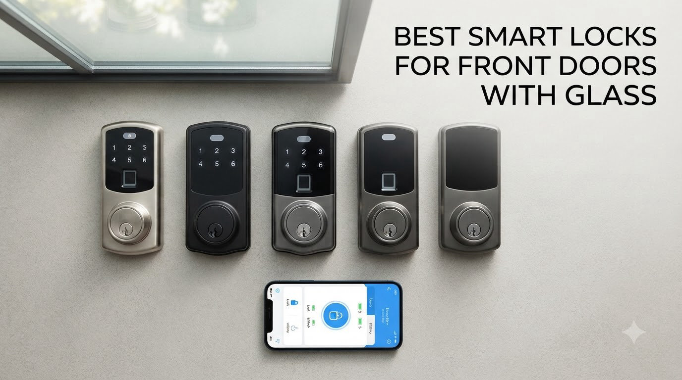best smart locks for front doors with glass