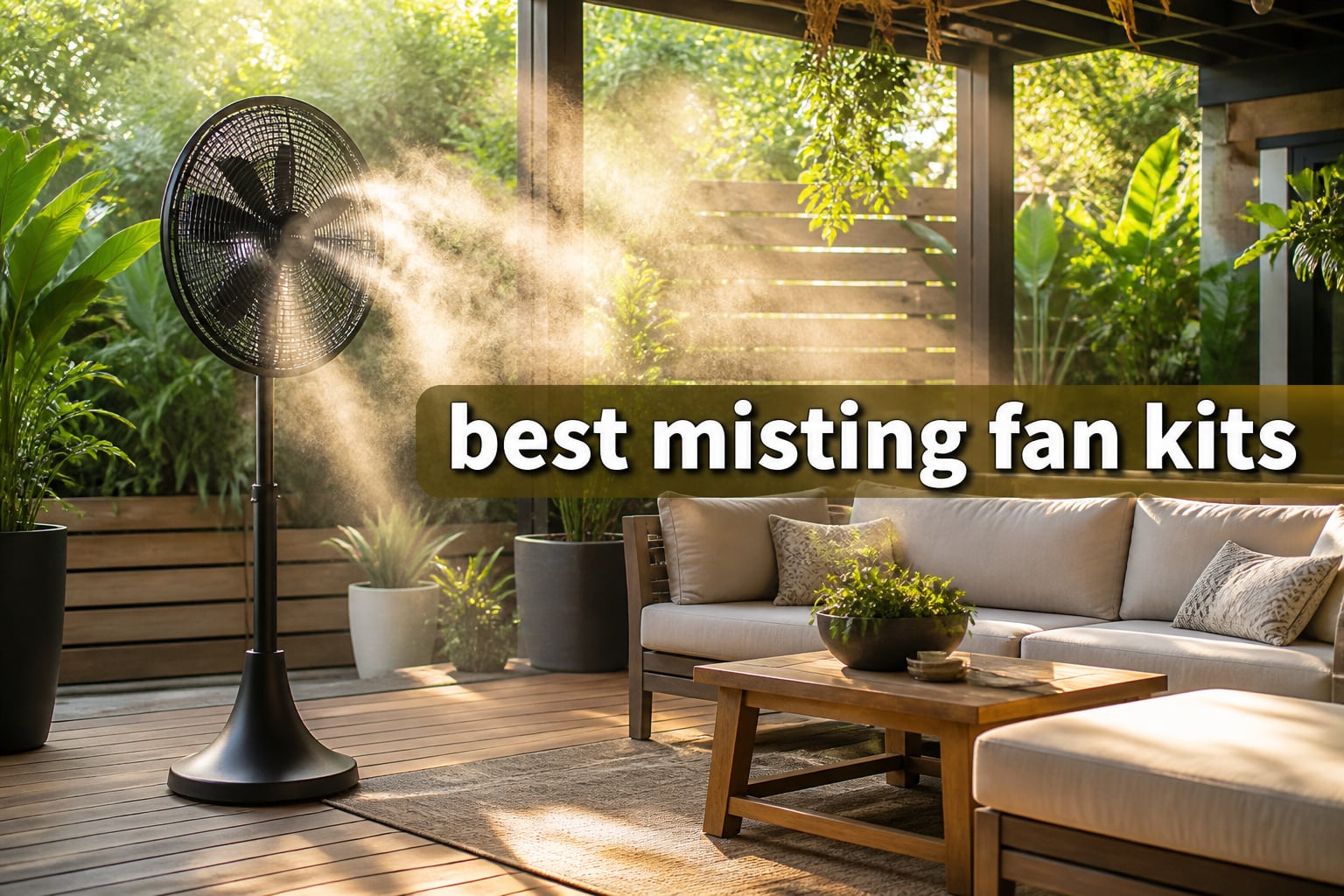 best misting fan kits