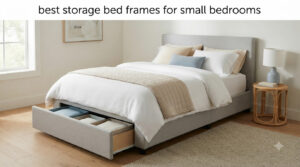 best storage bed frames for small bedrooms