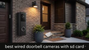 best wired doorbell cameras with sd card
