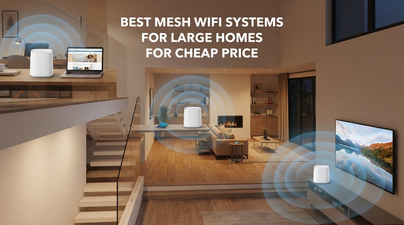 best mesh wifi systems for large homes for cheap price