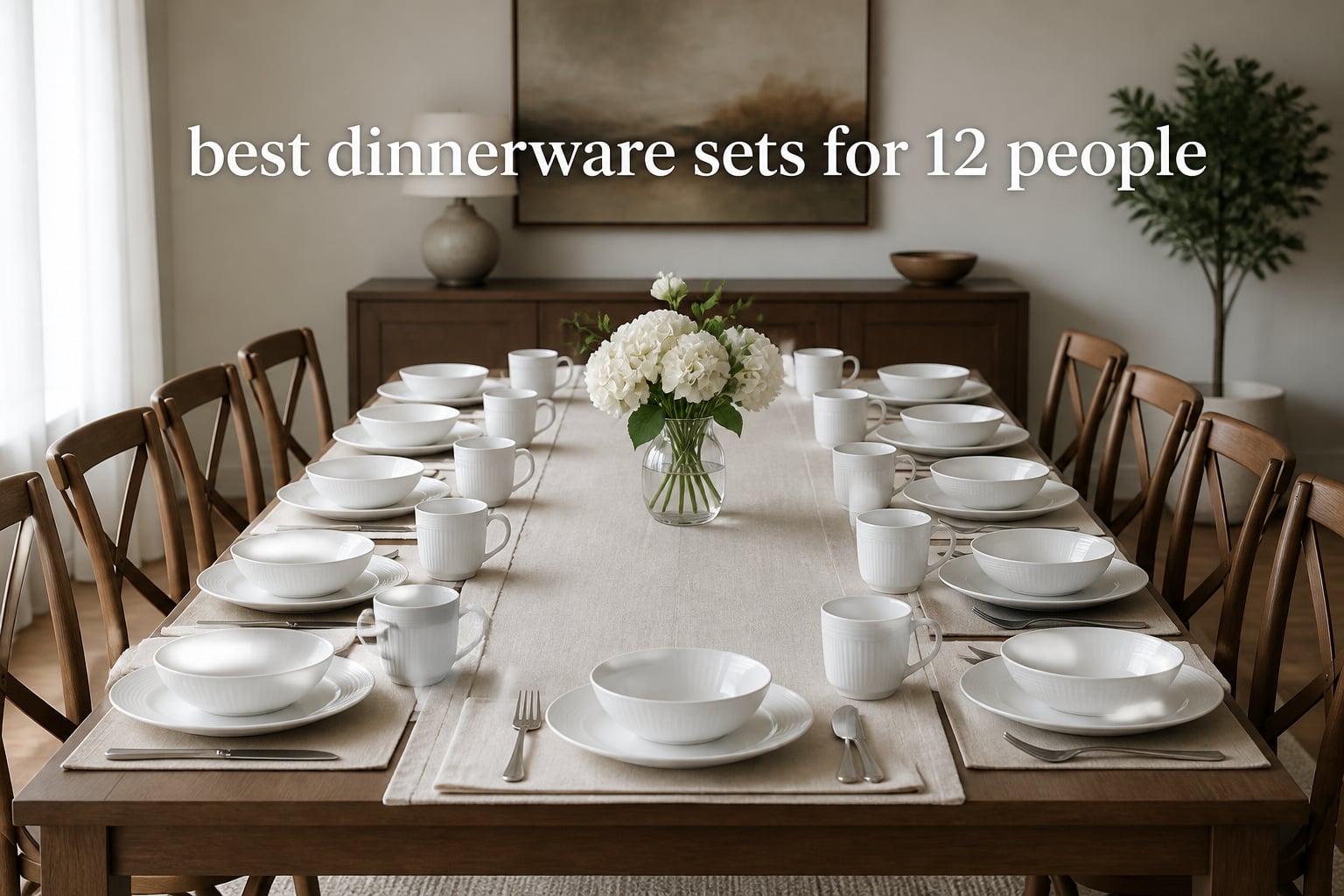 best dinnerware sets for 12 people