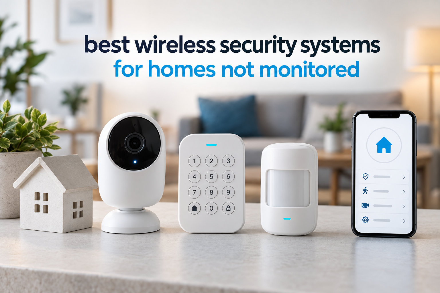 best wireless security systems for homes not monitored