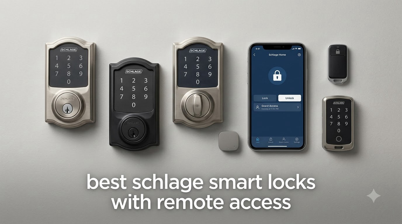 best schlage smart locks with remote access