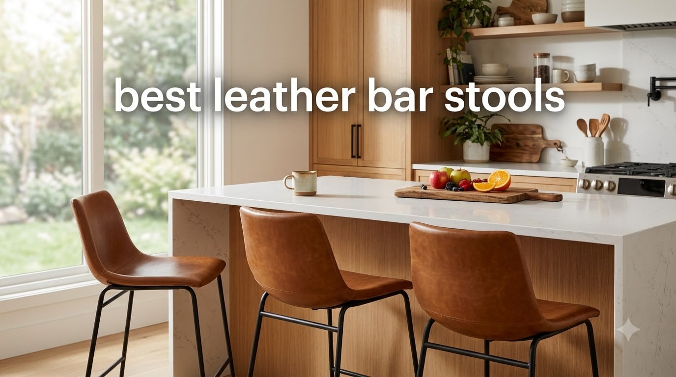 best leather bar stools
