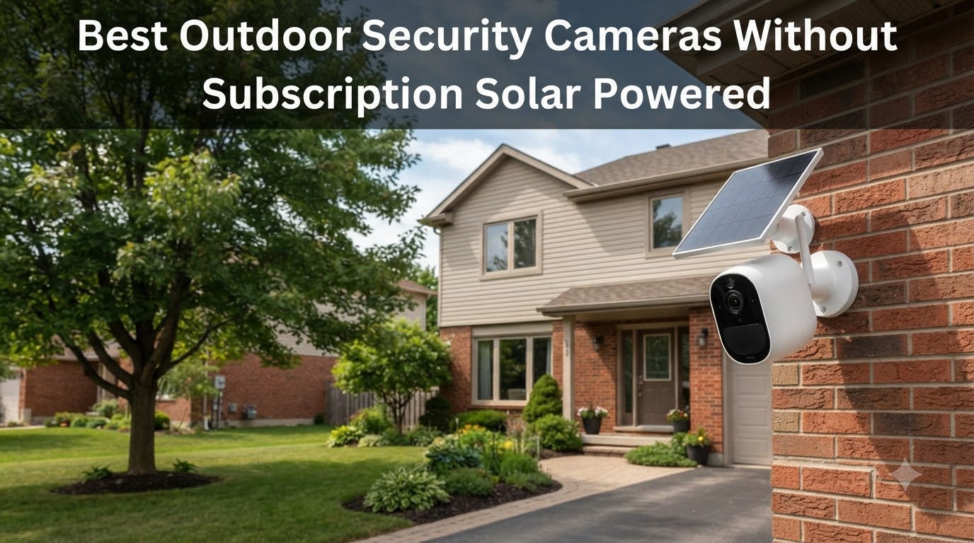 best outdoor security cameras without subscription solar powered