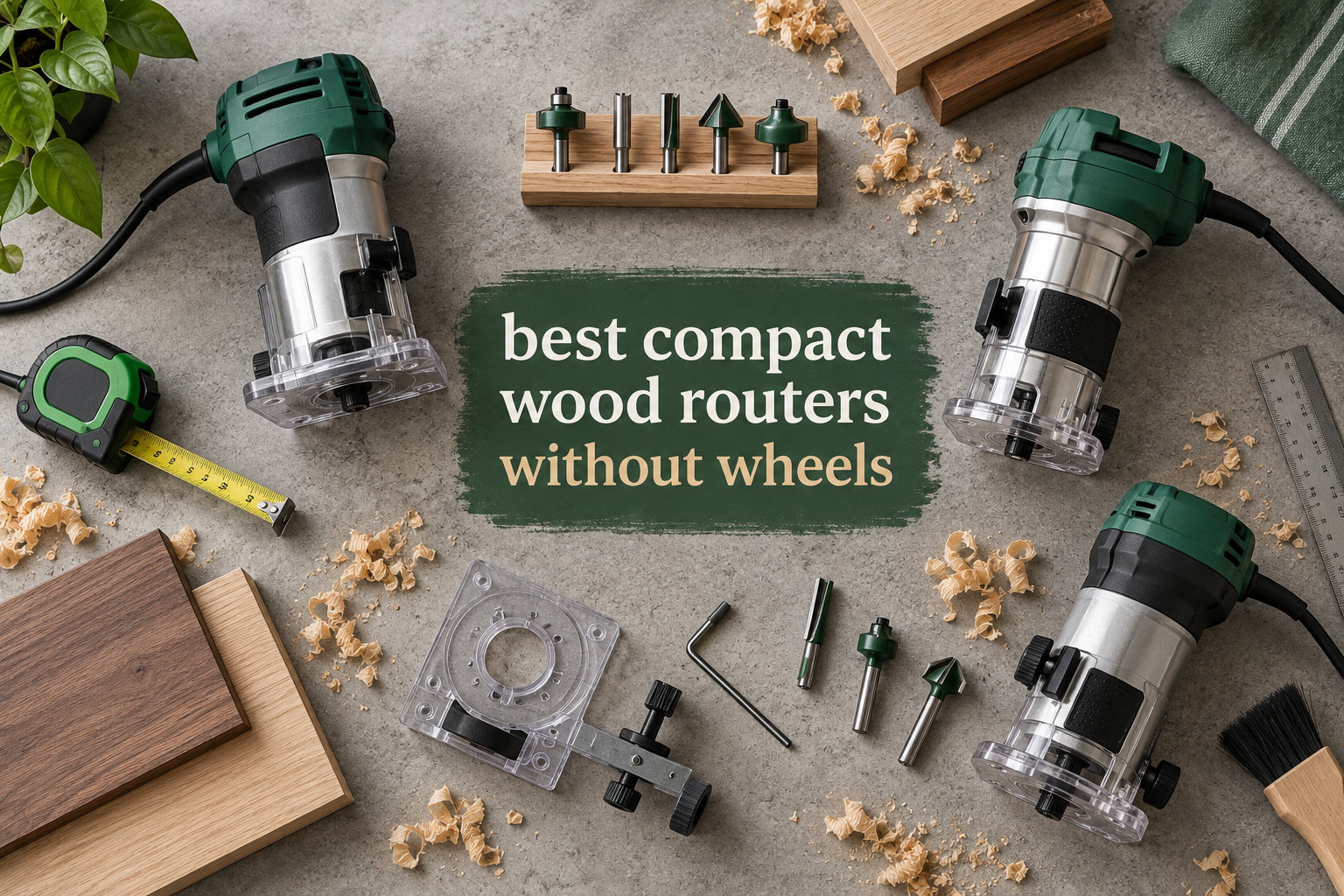 best compact wood routers without wheels