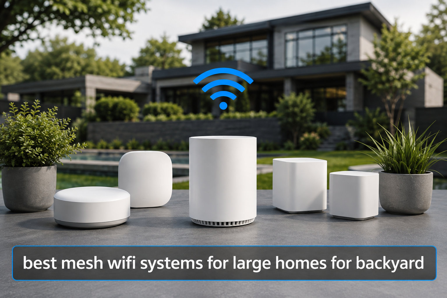 best mesh wifi systems for large homes for backyard