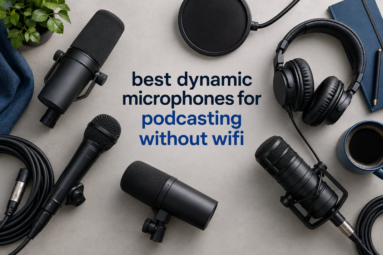 best dynamic microphones for podcasting without wifi