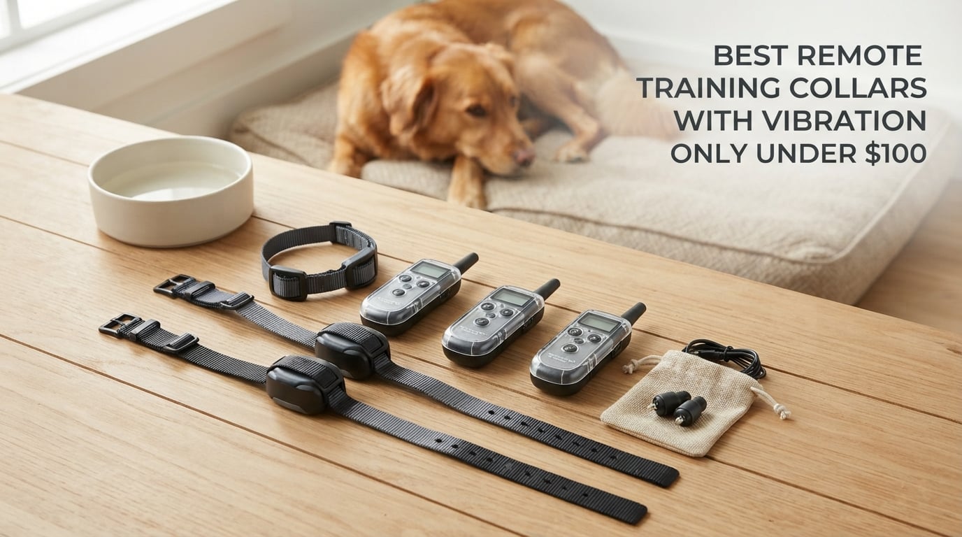 best remote training collars with vibration only under $100