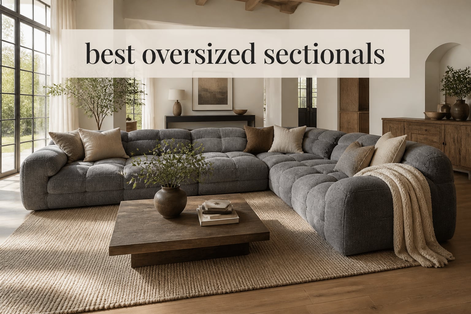 best oversized sectionals