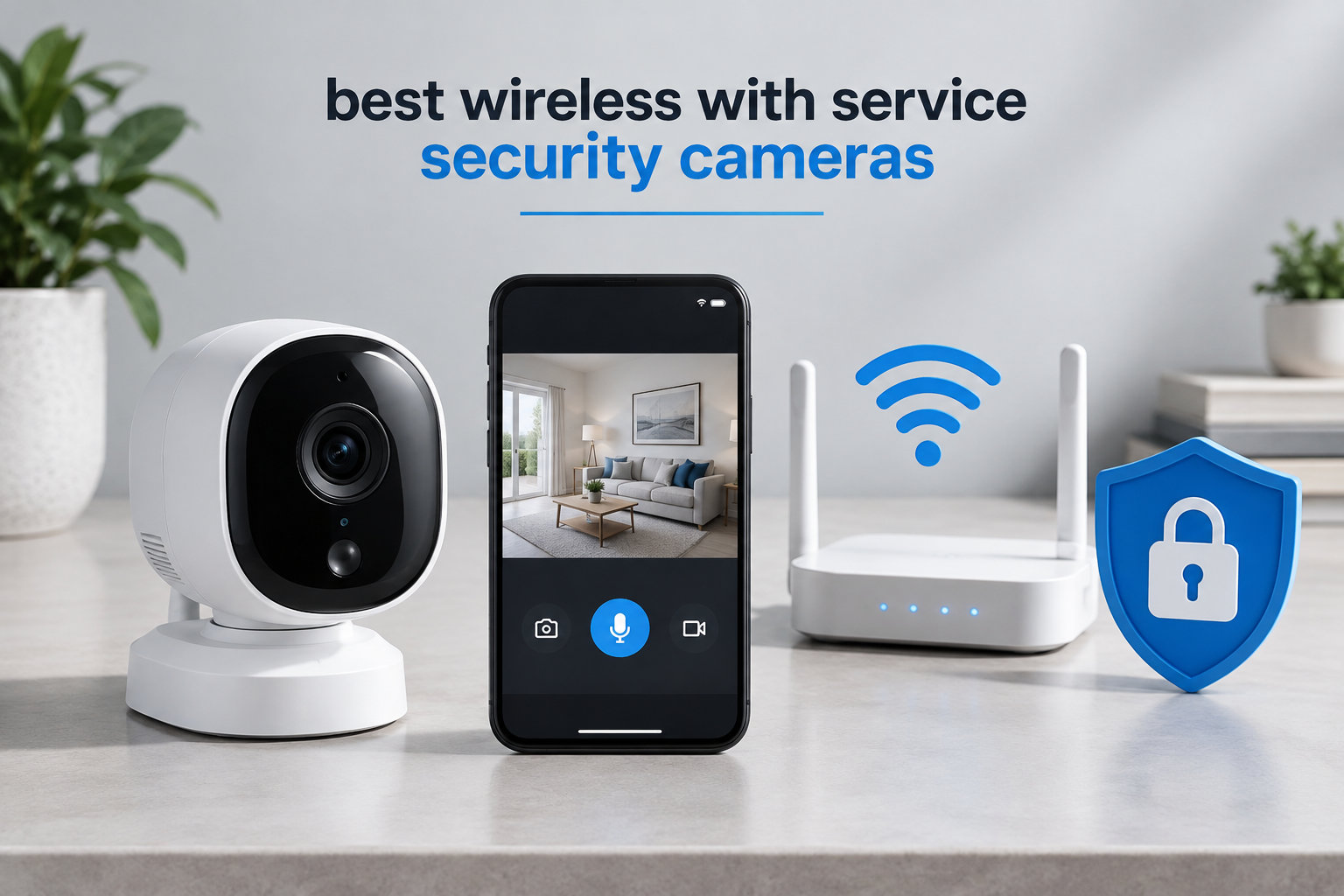 best wireless with service security cameras