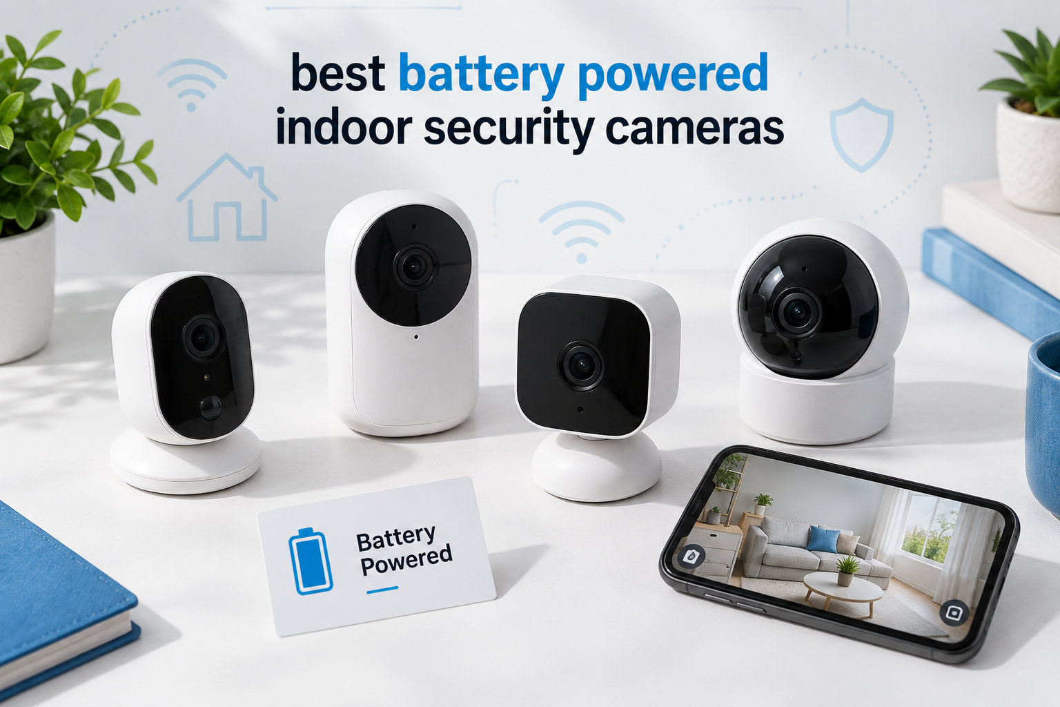 best battery powered indoor security cameras